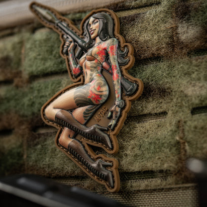Patch Tactical girl #9 RPG PVC