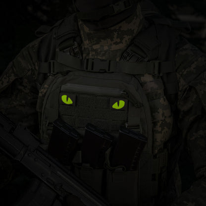 Patch Tiger Eyes Laser Cut (couple)
