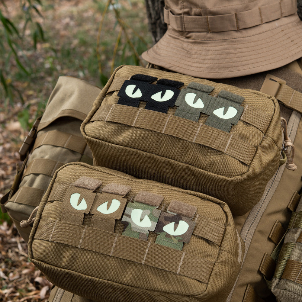 Patch Tiger Eyes Laser Cut (couple)