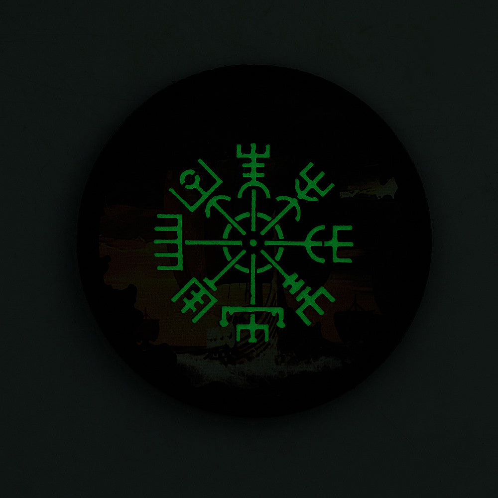 Patch Vegvisir/Drakkar Round (80mm)