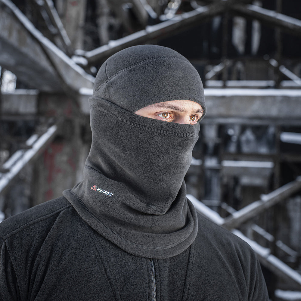 Anatomic Tube Scarf With a Drawstring Polartec