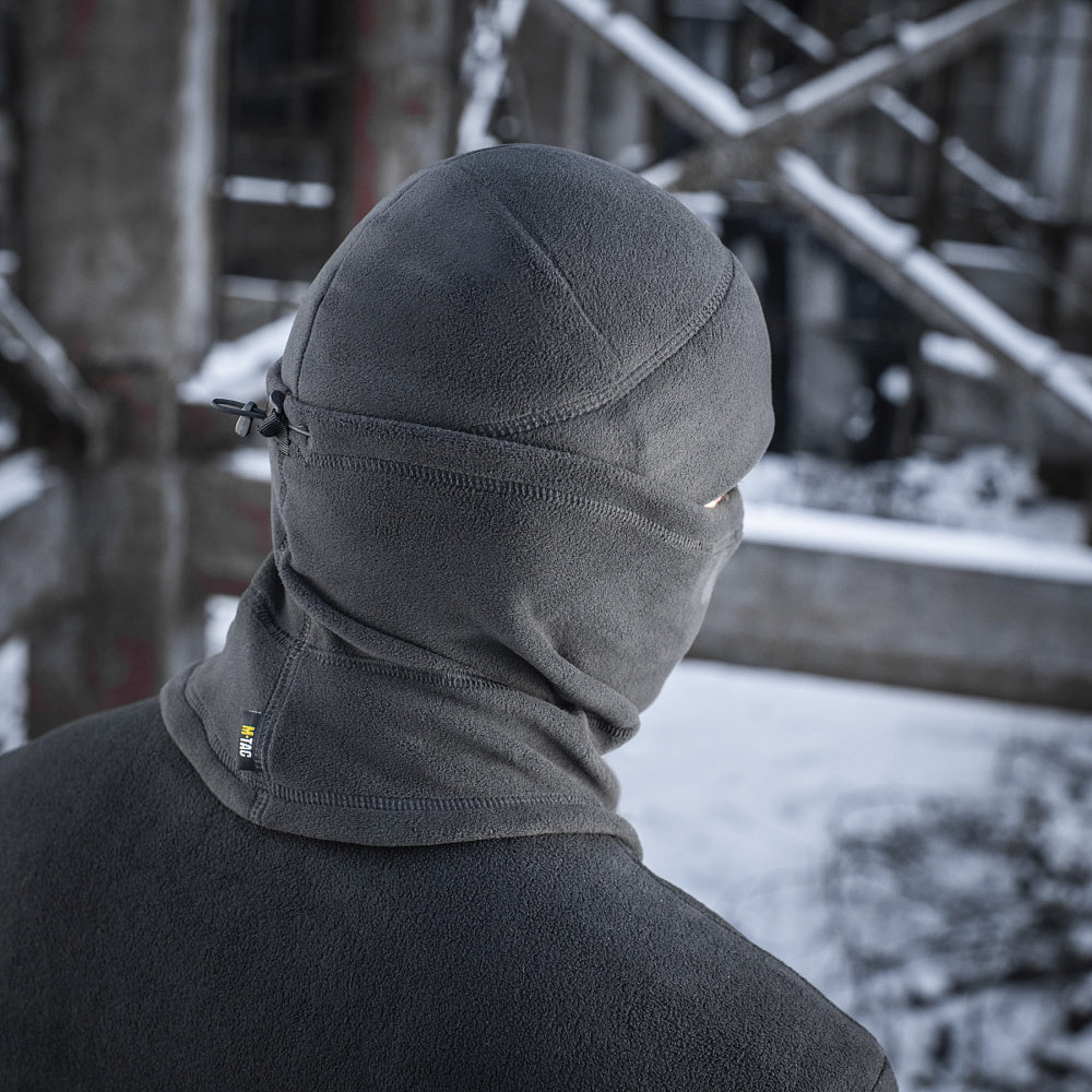 Anatomic Tube Scarf With a Drawstring Polartec