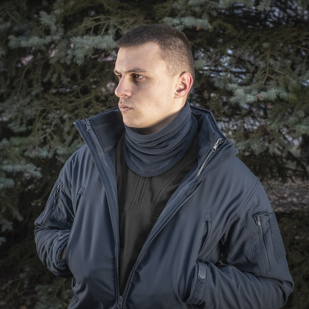 Anatomic Tube Scarf With a Drawstring Polartec