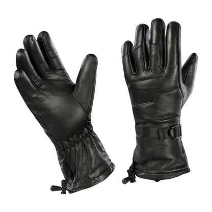 Gloves winter leather