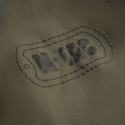Sleeping bag with compression cover