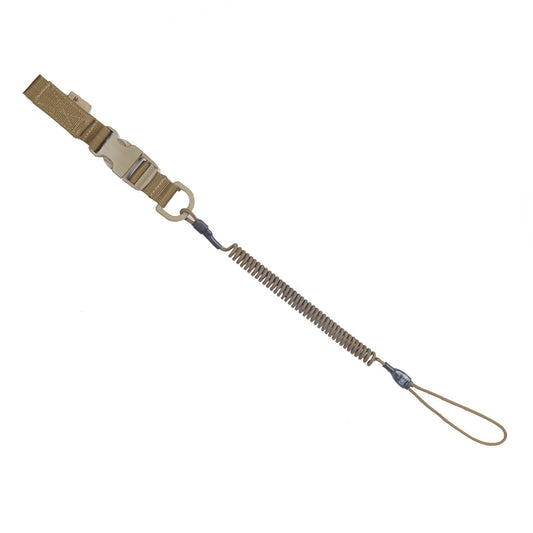 Safety cord Lite combined with D-ring and Fastex