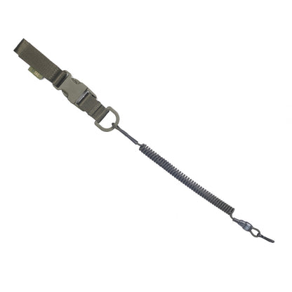 Safety Cord Lite for carbine with D-ring and fastex