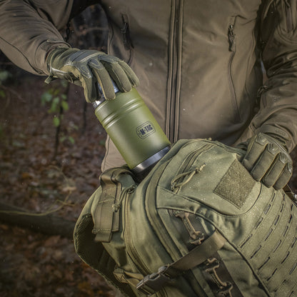 Stainless 750 ml Thermos with folding spoon