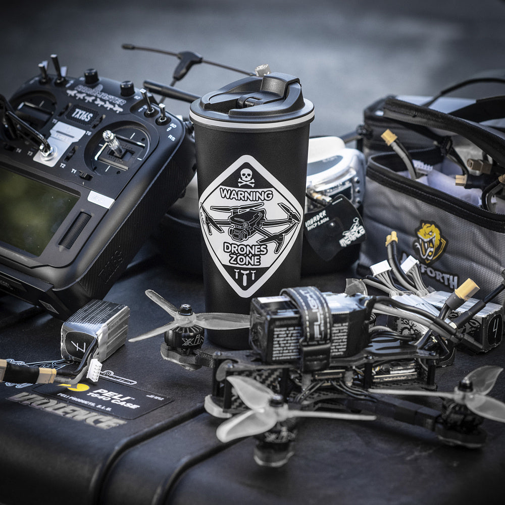 Sticker Drone Zone Reflective Small