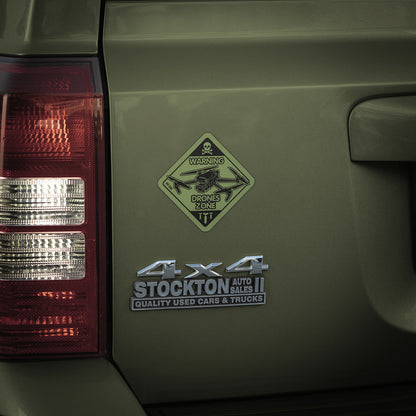Sticker Drones Zone Small