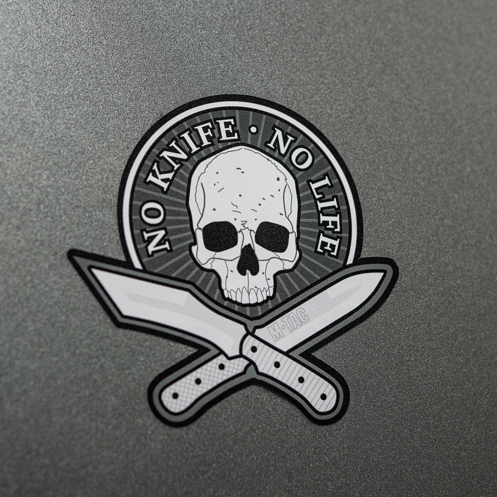 Sticker No Knife-No Life Reflective