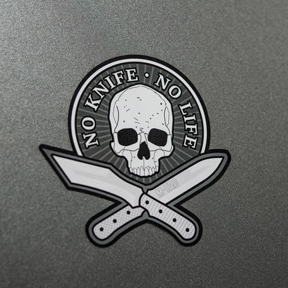 Sticker No Knife-No Life Reflective