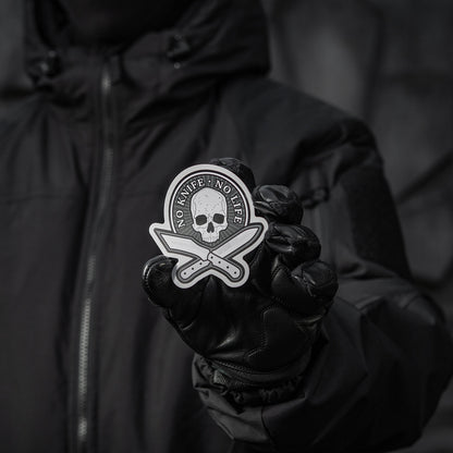 Sticker No Knife-No Life Reflective