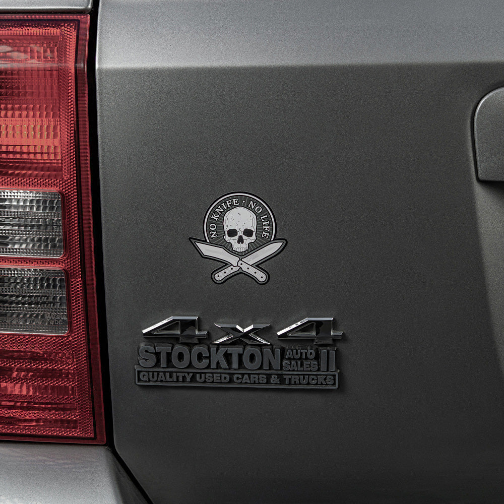 Sticker No Knife-No Life Reflective