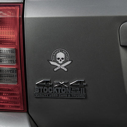 Sticker No Knife-No Life Reflective