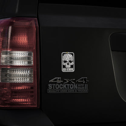 Sticker Old Skull Small reflective