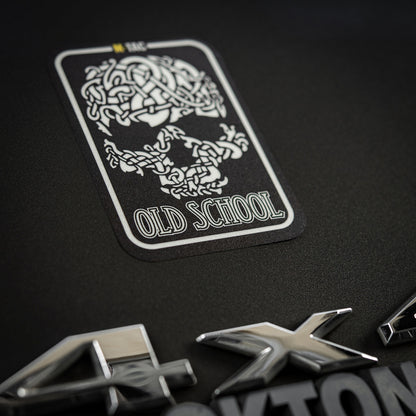 Sticker Old Skull Small reflective