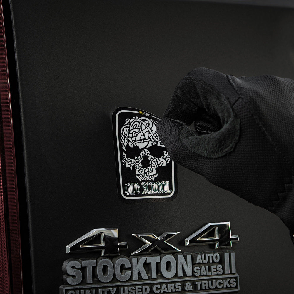 Sticker Old Skull Small reflective