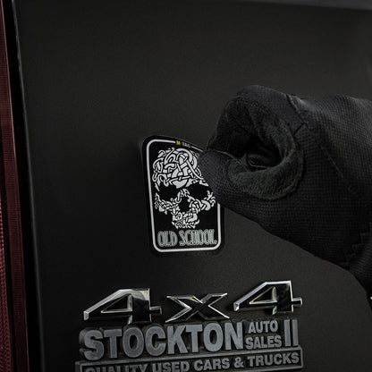Sticker Old Skull Small reflective