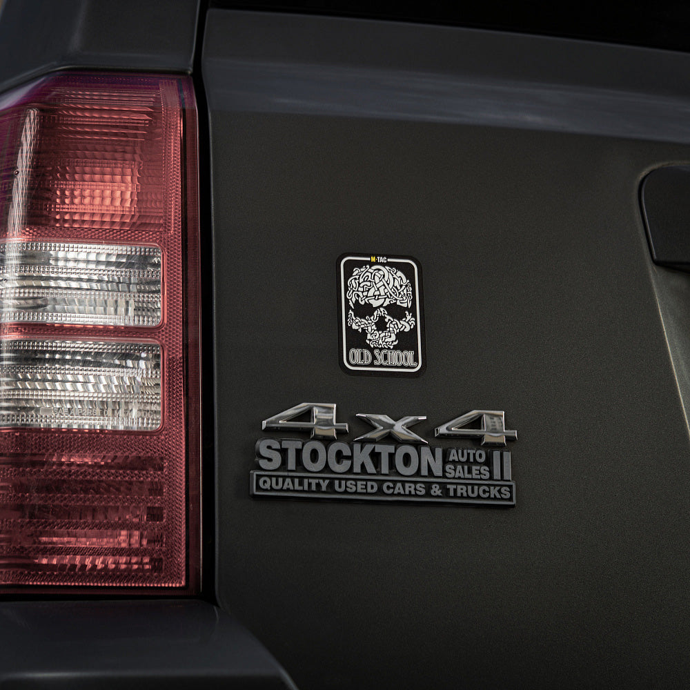 Sticker Old Skull Small reflective