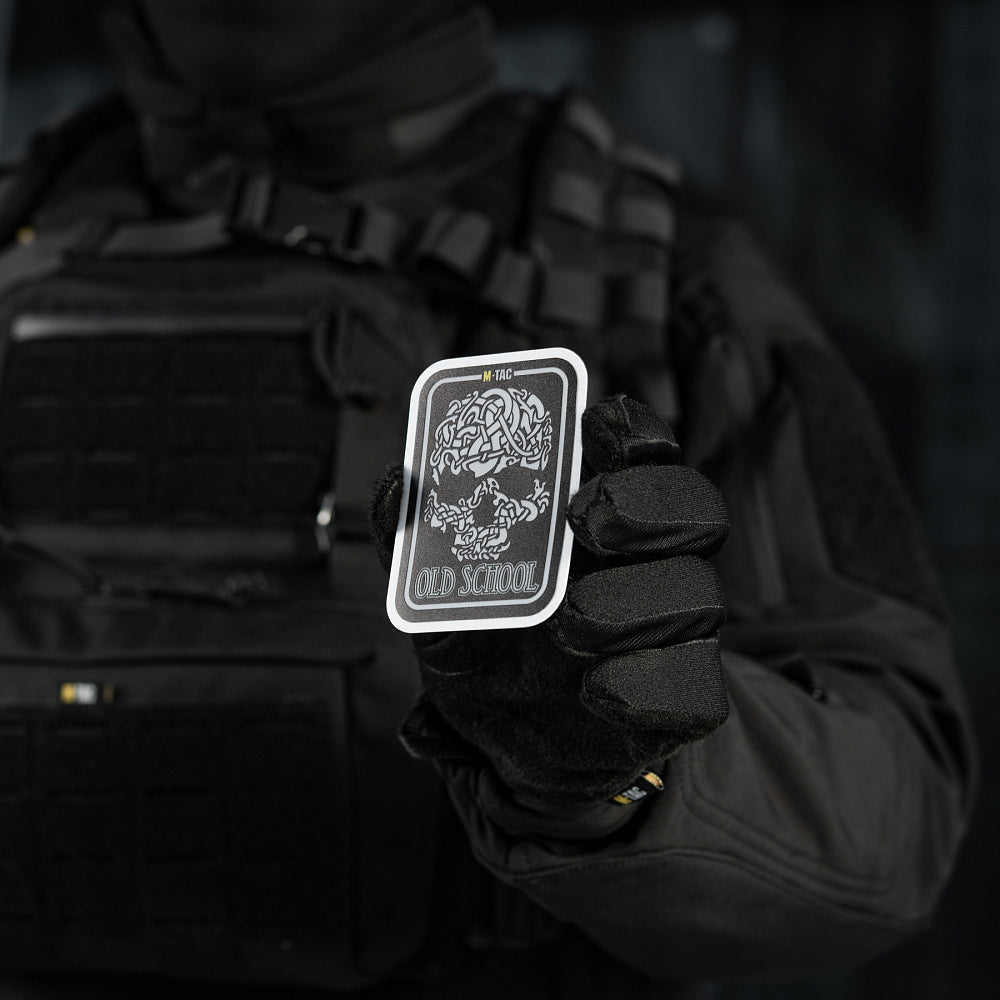 Sticker Old Skull Small reflective