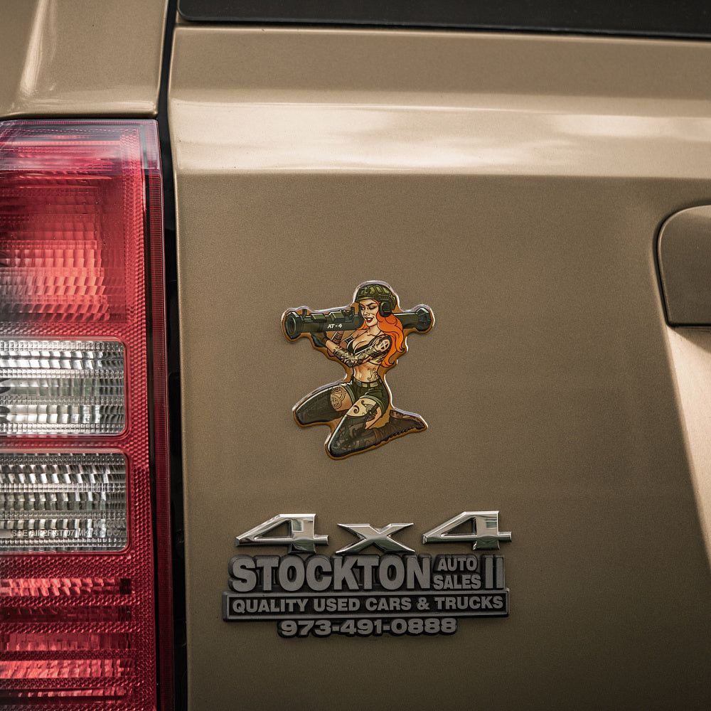 Sticker Tactical girl #10 AT4 Skandinavik