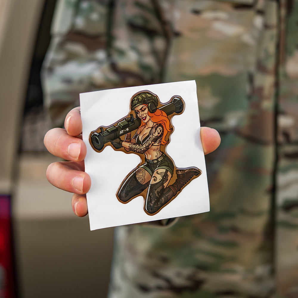 Sticker Tactical girl #10 AT4 Skandinavik