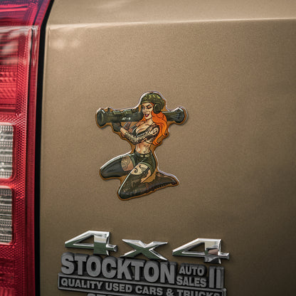 Sticker Tactical girl #10 AT4 Skandinavik