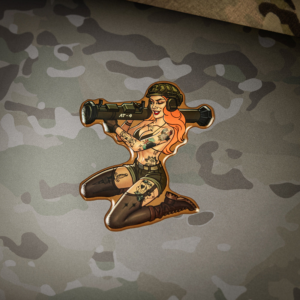 Sticker Tactical girl #10 AT4 Tattoo