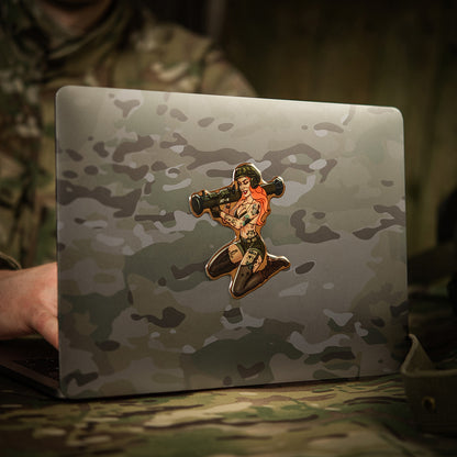 Sticker Tactical girl #10 AT4 Tattoo