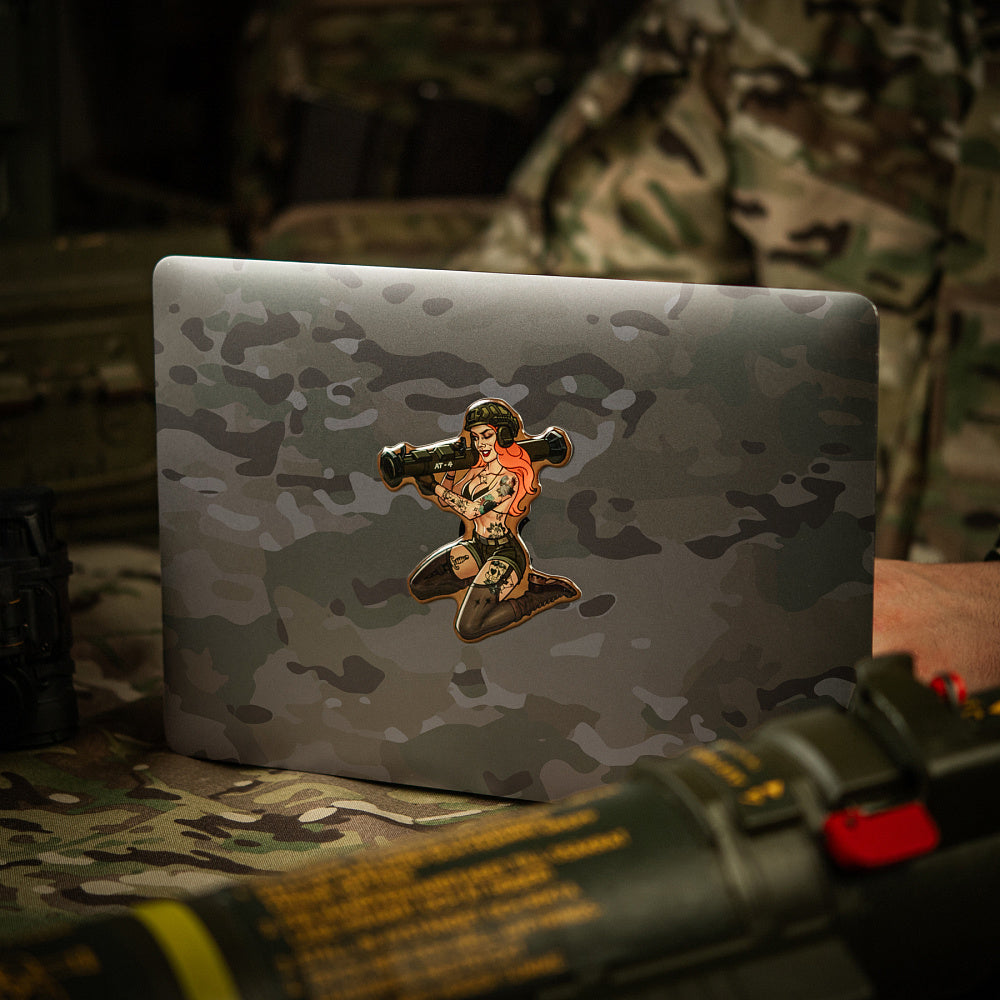 Sticker Tactical girl #10 AT4 Tattoo