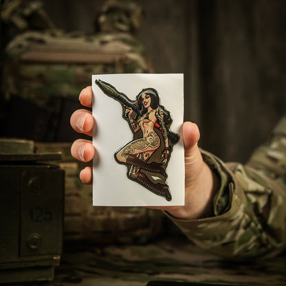Sticker Tactical girl #9 RPG Skandinavik