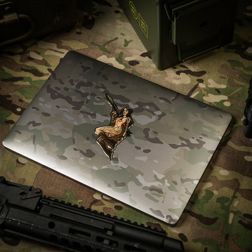 Sticker Tactical girl #9 RPG Skandinavik