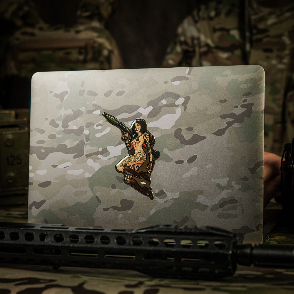 Sticker Tactical girl #9 RPG Skandinavik
