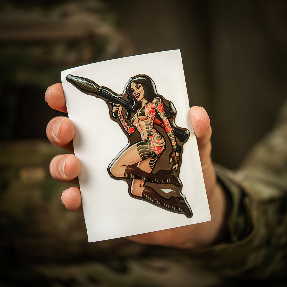 Sticker Tactical girl #9 RPG Yakuza