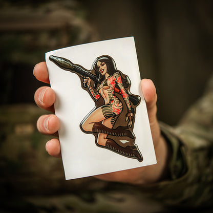 Sticker Tactical girl #9 RPG Yakuza