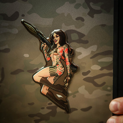 Sticker Tactical girl #9 RPG Yakuza