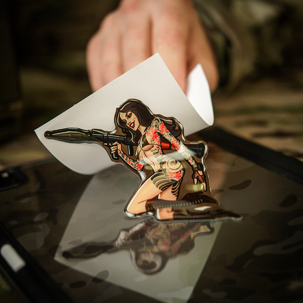 Sticker Tactical girl #9 RPG Yakuza
