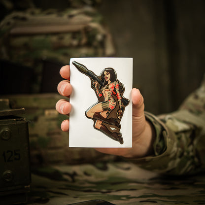 Sticker Tactical girl #9 RPG Yakuza