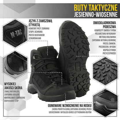 Tactical demi-season boots