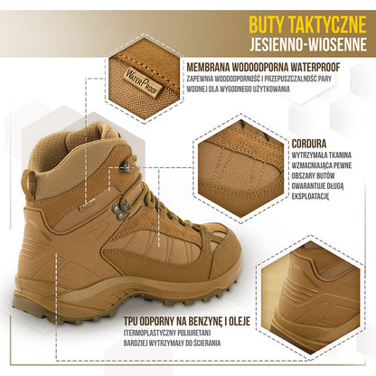 Tactical demi-season boots