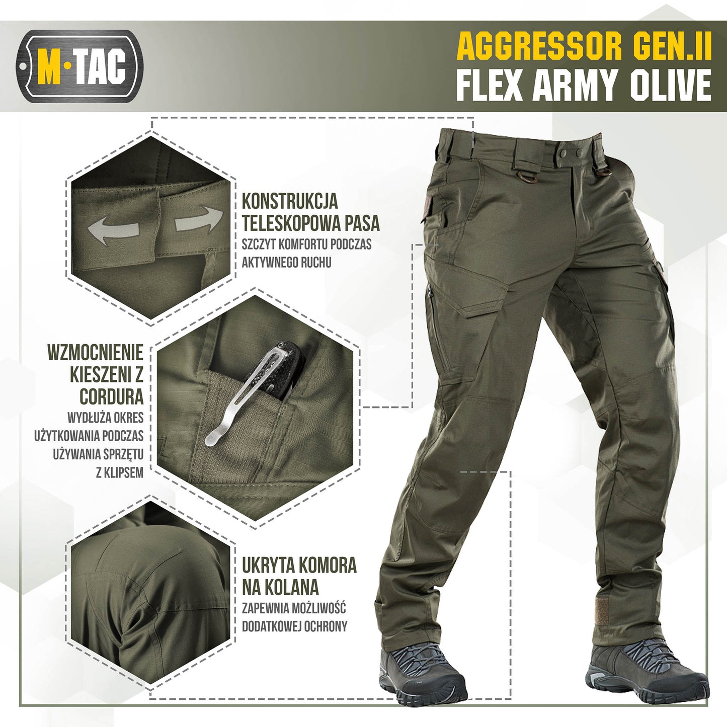 M-Tac tactical pants Aggressor Gen.II Flex