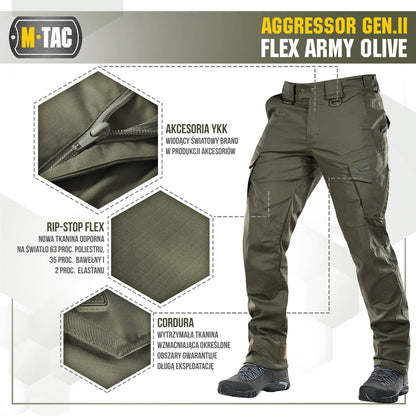 M-Tac tactical pants Aggressor Gen.II Flex