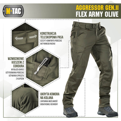 M-Tac tactical pants Aggressor Gen.II Flex