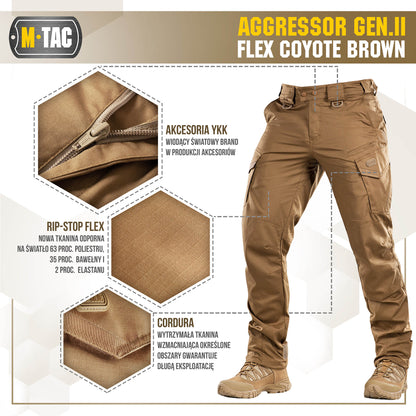 M-Tac tactical pants Aggressor Gen.II Flex