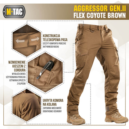 M-Tac tactical pants Aggressor Gen.II Flex