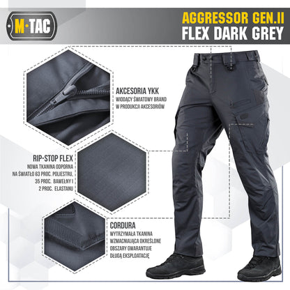 M-Tac tactical pants Aggressor Gen.II Flex
