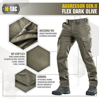 Tactical pants Aggressor Gen.II Flex
