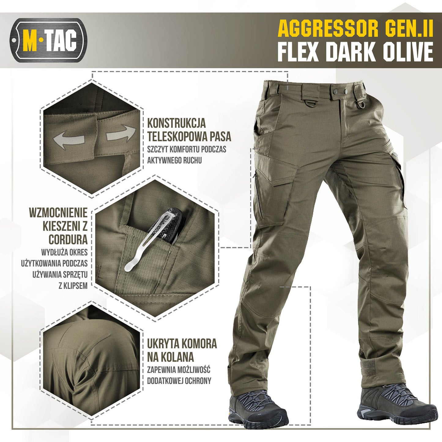 M-Tac tactical pants Aggressor Gen.II Flex