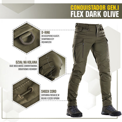 M-Tac tactical pants Conquistador Gen. I Flex